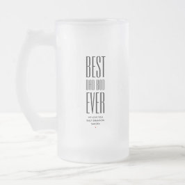 COOLA BEST PAPPA BOD NÅGONSIN Fars dag Frostat Ölglas