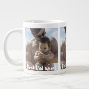 Coola Best Pappa någonsin Fars dag Photo Jumbo Mugg