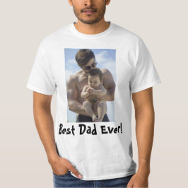 Coola Best Pappa någonsin Photo Manar T Shirt