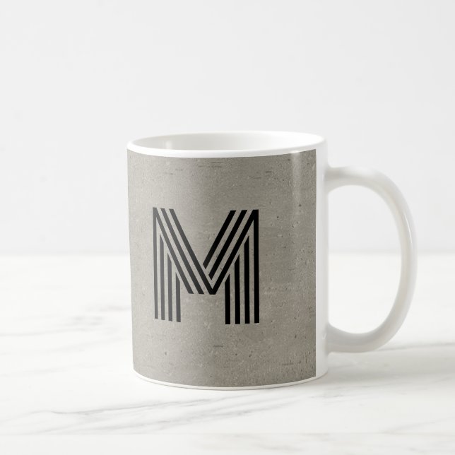 Coola Beton Se Monogrammed Mugg (Höger)