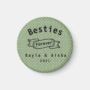 Coola BFF Grönt Bästa vänner - besättningar f Magnet