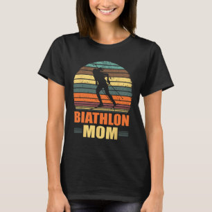 Coola Biathlon Mamma Funny Biathlete Shoing Skiing T Shirt