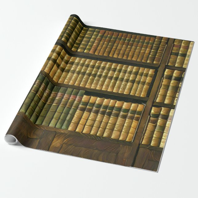 Coola bibliotekarie presentpapper (Utrullad)