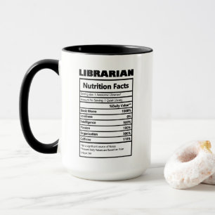 coola Bibliotekets arbetsförhållanden Mugg