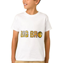 Coola Big Bro Shirt - Basketball Theme