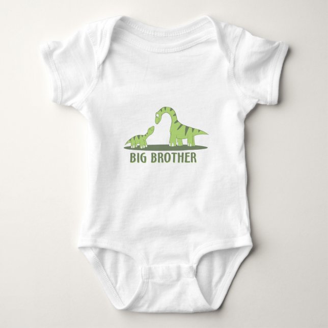 Coola Big Brother Shirt - Dinosaur Theme Tröja (Framsida)