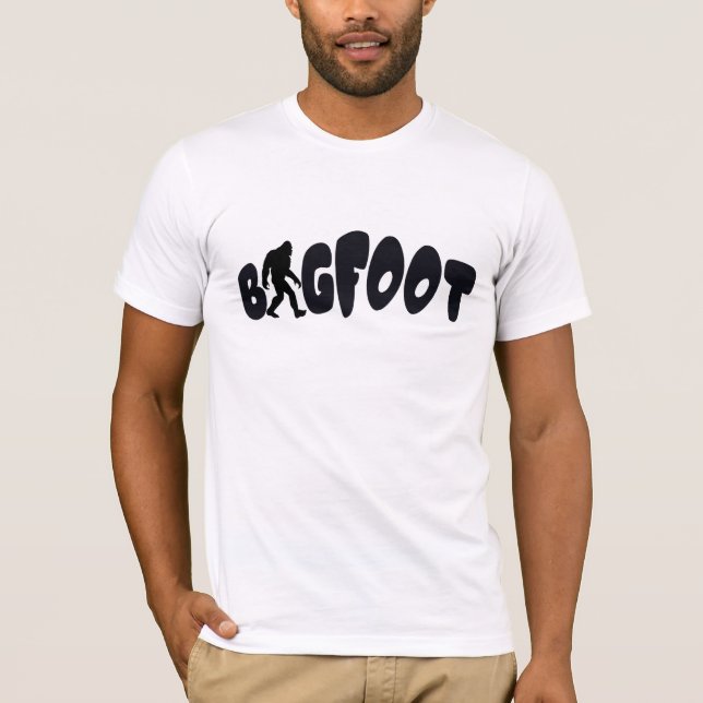 Coola Bigfoot Shirt - Sasquatch Funny Gift för man T (Framsida)
