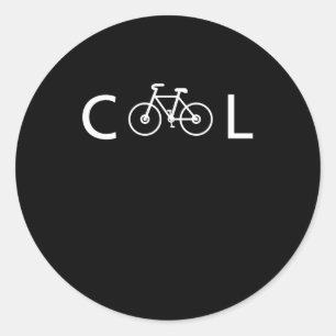 Coola Bike Shirt Biyclce Cycolog Gift Runt Klistermärke