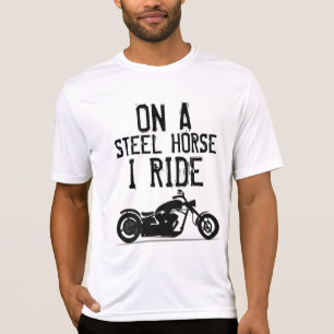Coola Biker T-shirts, STEEL HORSE I RIDE T-Shirt