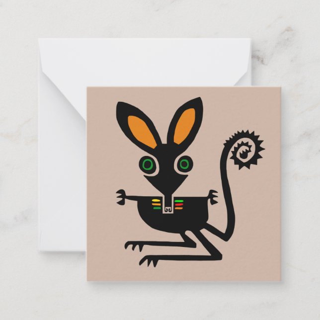 Coola BILBY - Hand plockade - Natur - Ekologi Anteckningskort (Framsida)