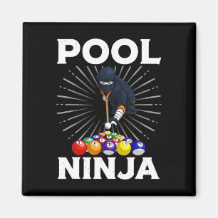 Coola Billiards Art För manar Women Bassäng Player Magnet