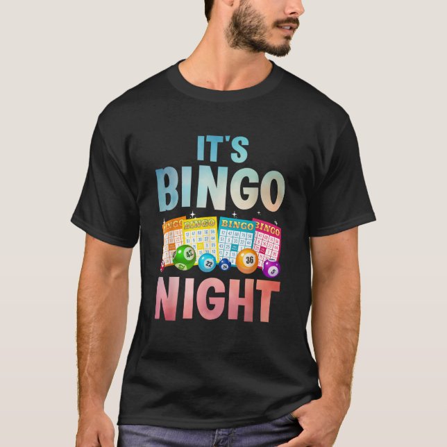 Coola Bingo Nattkonst för manar kvinnor Bingo Älsk T Shirt (Framsida)