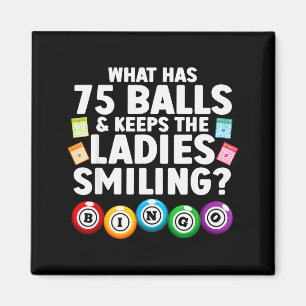 Coola Bingo Nyhet För Män Kvinnor Bingoälskare Bin Magnet