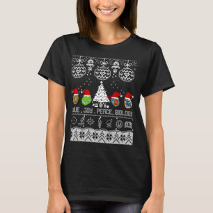 Coola Biology Joke jul Sweater T Shirt for Wo