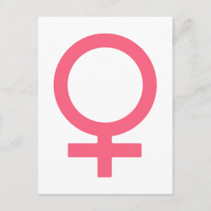 Coola Bittersöt Venus-symbol Vykort