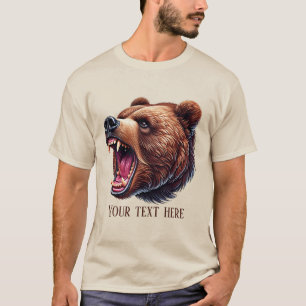 Coola björn älskare anpassade t shirt