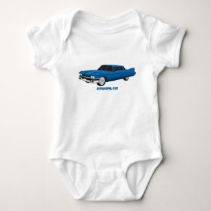 Coola blå 1959 klassisk bil  t shirt