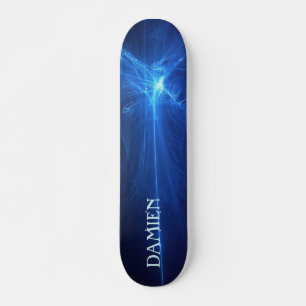 Coola blå Abstrakt Mini Skateboard Bräda 18,5 Cm