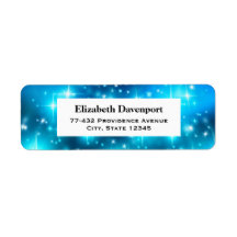 Coola Blå mousserande Ljus Abstrakt Space