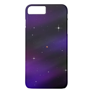 Coola Black and Lila Spacescape Art