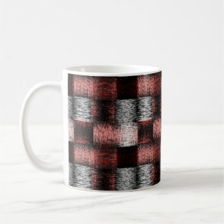 Coola Black and Red Checkerboard Mönster Kaffemugg
