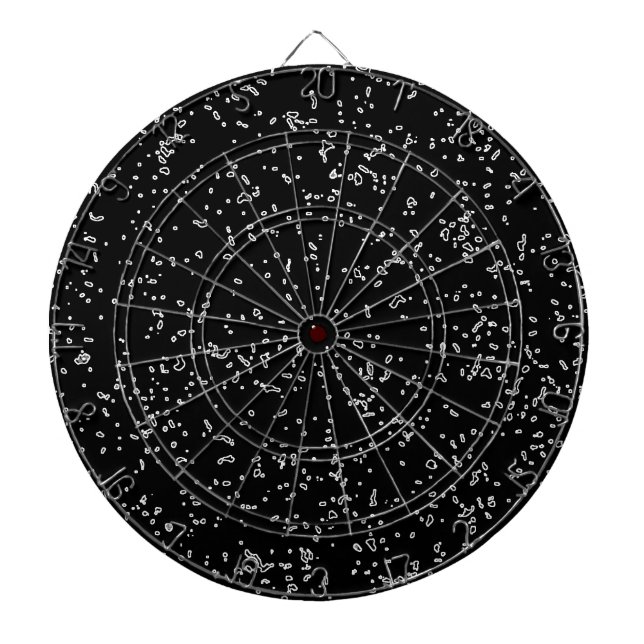 Coola Black and White Fractal Art Mönster Modern Piltavla (Framsidan)