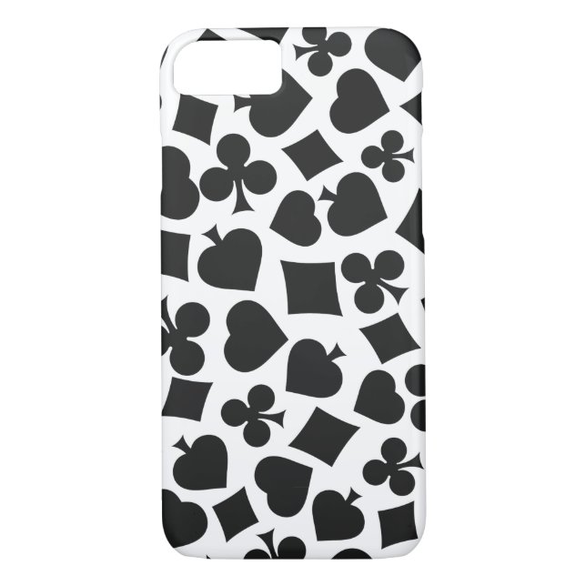 Coola Black and White Gifts Idéer för Pokers Case-Mate iPhone Skal (Baksida)