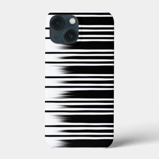 Coola Black and White Stripe Mönster (Baksida)