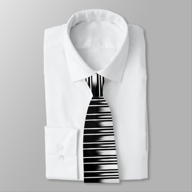 Coola Black and White Stripe Mönster Slips (Bunden)