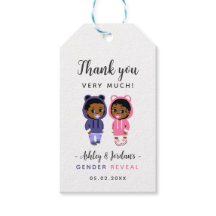 Coola Black Baby Gender Visa Tack Märkre