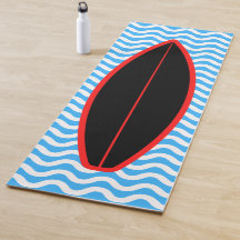 Coola Black Blue Vinkar Surfing Yoga Mat