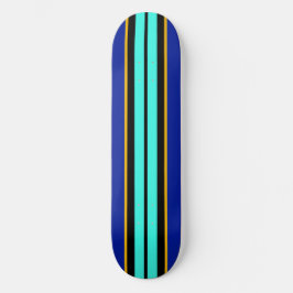 Coola Black Bright Aqua Royal Blue Tävla Rand Mini Skateboard Bräda 18,5 Cm