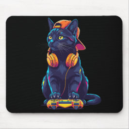 Coola Black Cat Gamer Halloween Musmatta