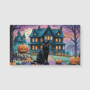 Coola Black Cat, Jack o lantern, Spooky House