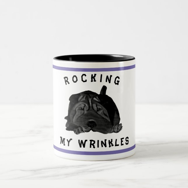 Coola Black Chinese Shar Pei Mugg (Center)