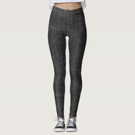 Coola Black Denim ser ut som enkla hjärtben Leggings