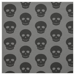 Coola Black Döskallar Polka dots Tyg