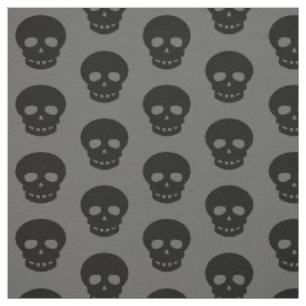 Coola Black Döskallar Polka dots Tyg