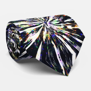Coola Black Färg Burst Neck Tie Slips