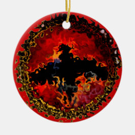 Coola Black Fladdermus Modern Julgransprydnad Keramik