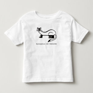 Coola Black-foed FERRET-Prairie-jägare - T Shirt