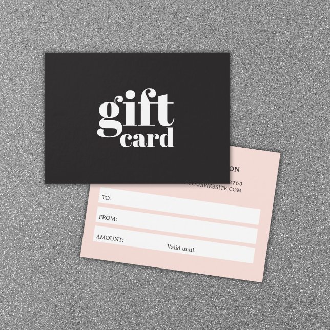 Coola Black Pastel Bold Beauty White Rand Visitkort (Skapare uppladdad)