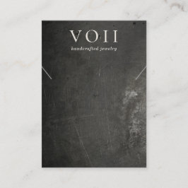 Coola Black Rustic Necklace Bracelet Visning Visitkort