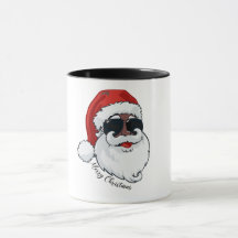 Coola Black Santa Classic Mugg