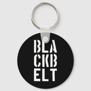 Coola Blackbelt Martial Arts Gift fet Black Bälte Nyckelring