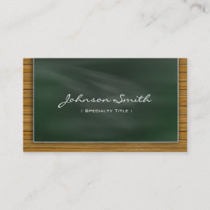 Coola Blackboard Chalkboard - Skollärare Visitkort