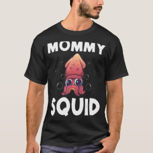 Coola bläckfisk för kvinnor i Mamma Octopus biolog T Shirt