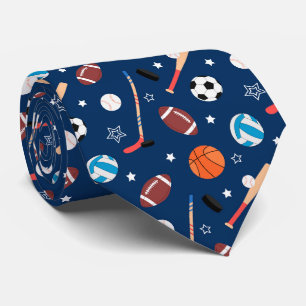 coola blandade sporter i mönster slips