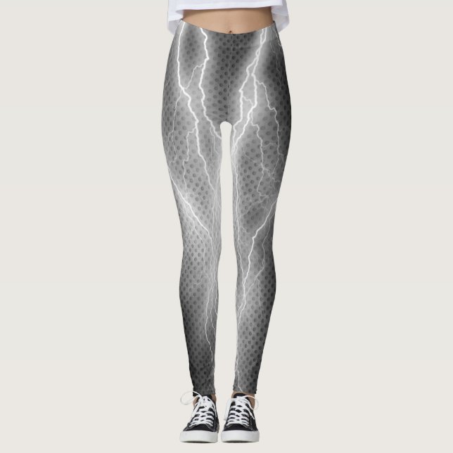 Coola Blixtnedslag Leggings (Framsida)