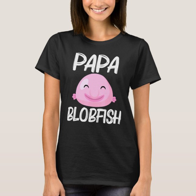 Coola Blobfish Design För manar Pappa Fishermen Fi T Shirt (Framsida)